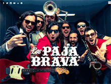 Tablet Screenshot of lospajabrava.com